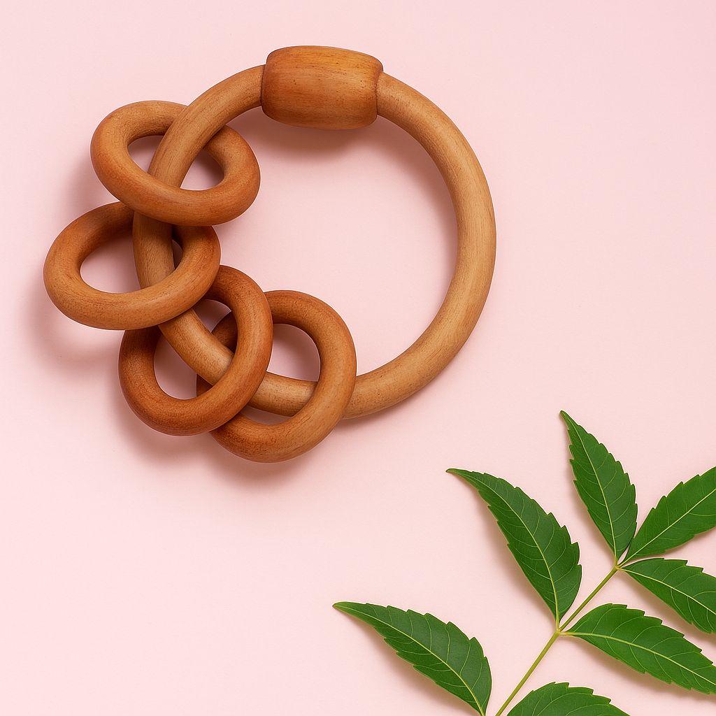 Neem Ring Rattle with Rings Neem Ring Rattle with Rings
