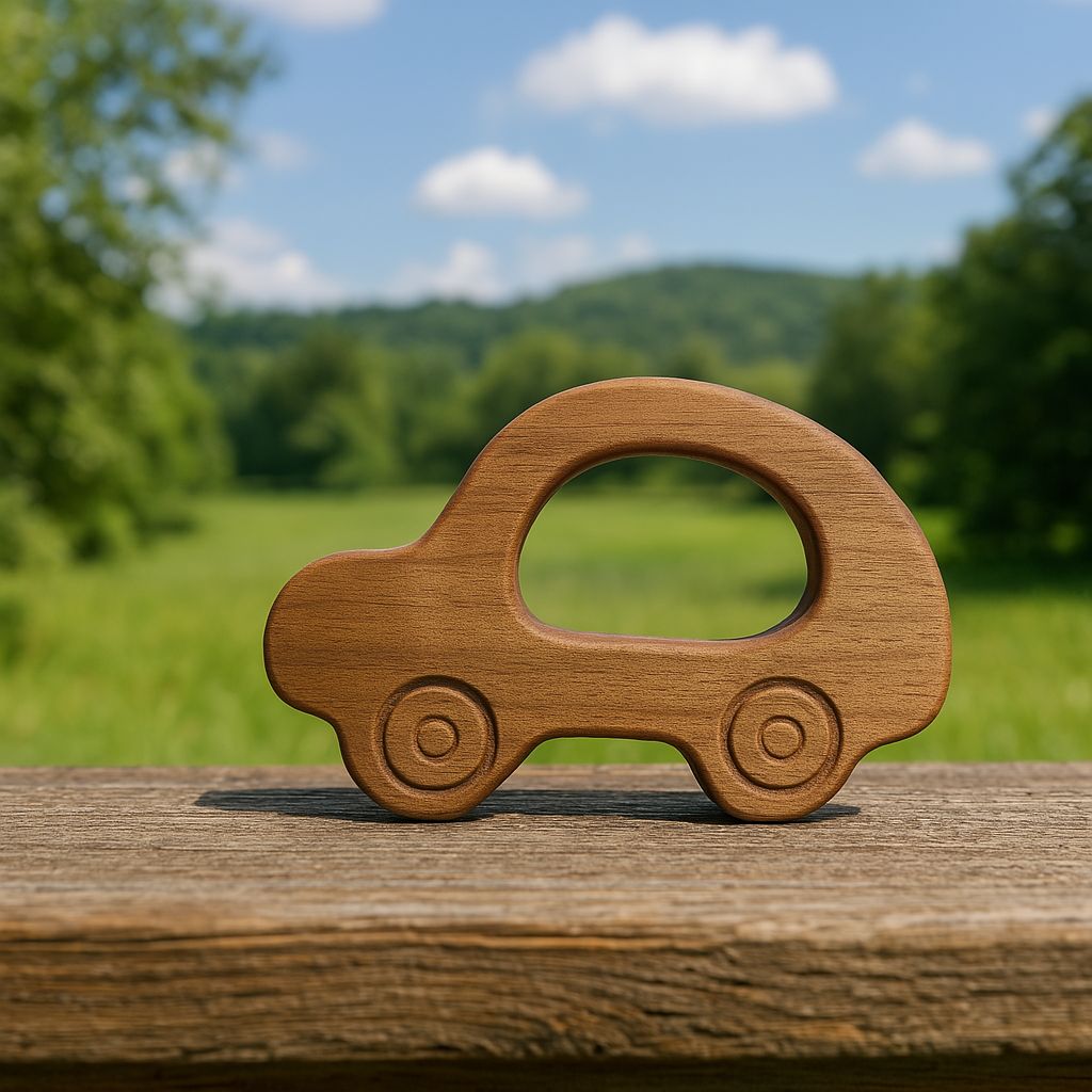 ZoomCar Neem Wood Teether ZoomCar Neem Wood Teether