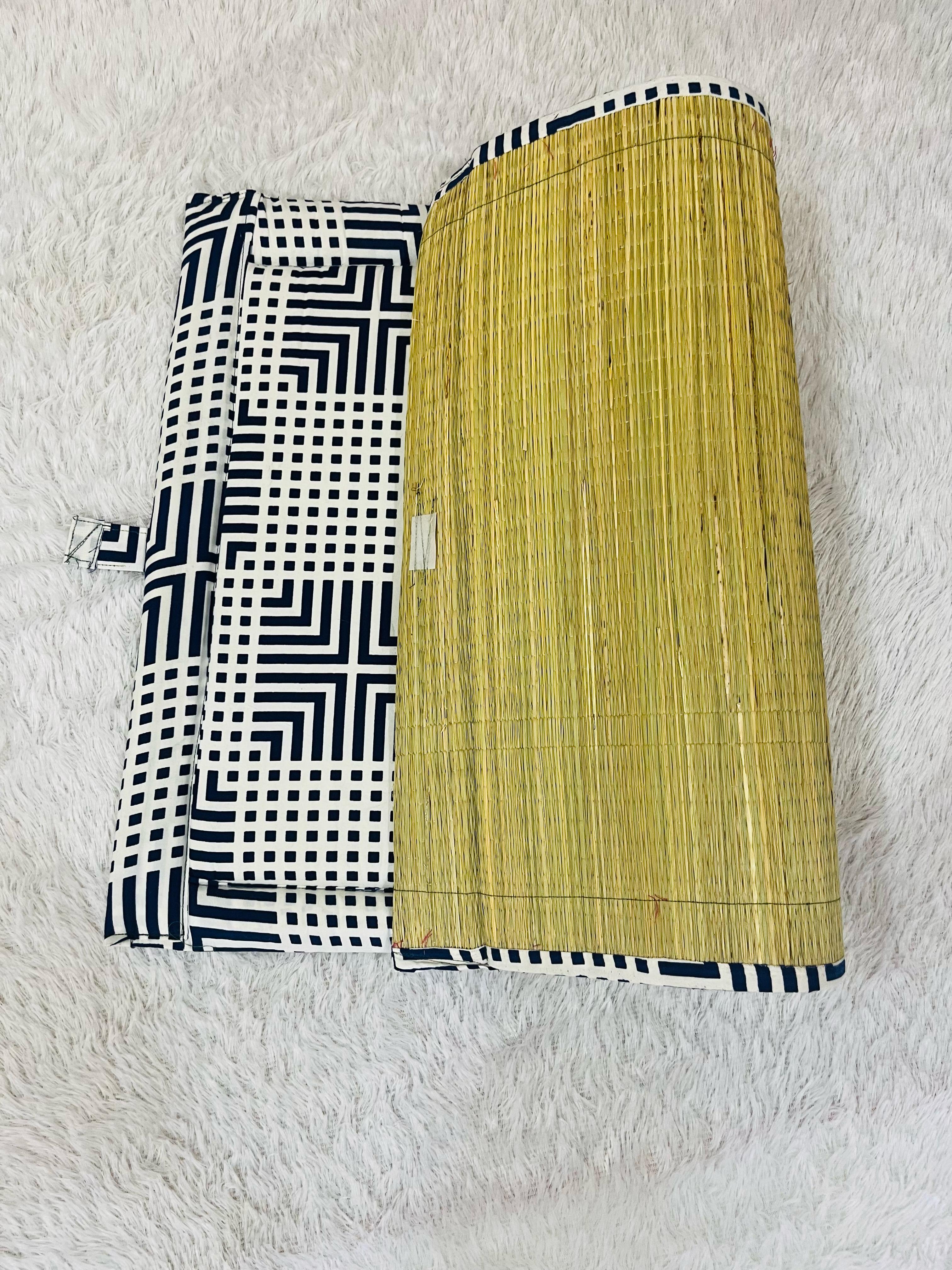 Korai Mat Baby Bed – Handcrafted Foldable River Grass Cushion Bed (2x3 ft) - Pack of 1 Korai Mat Baby Bed – Handcrafted Foldable River Grass Cushion Bed (2x3 ft) - Pack of 1