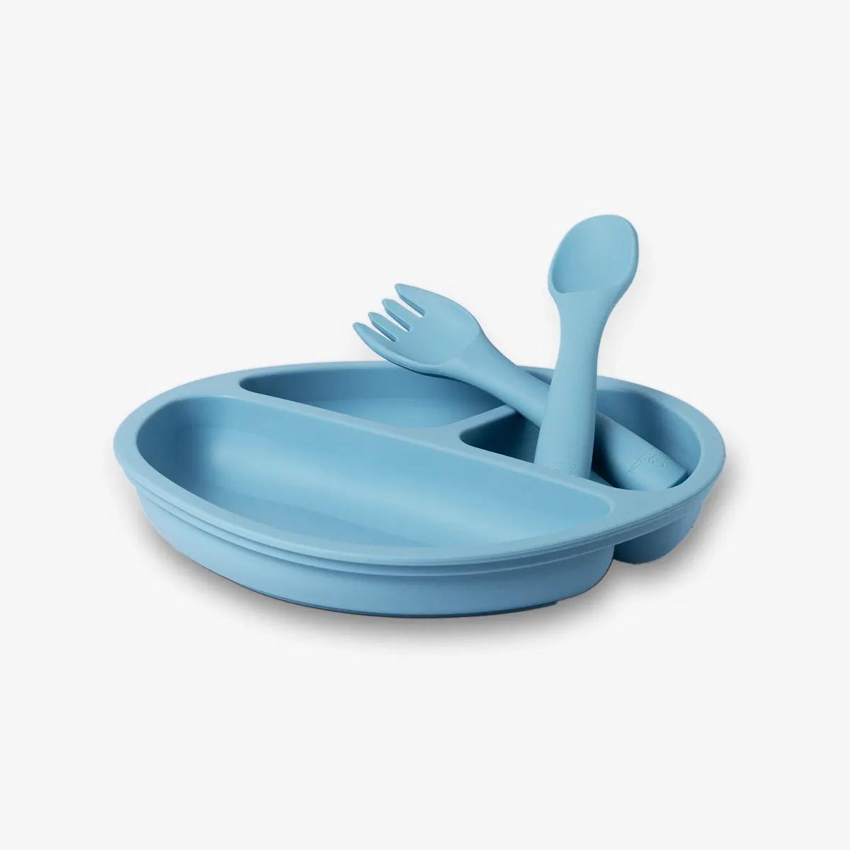 Copy of Cuddle Cubs BPA Free Baby Feeding Set - 7pc Silicone Meal kit - Blue Copy of Cuddle Cubs BPA Free Baby Feeding Set - 7pc Silicone Meal kit - Blue