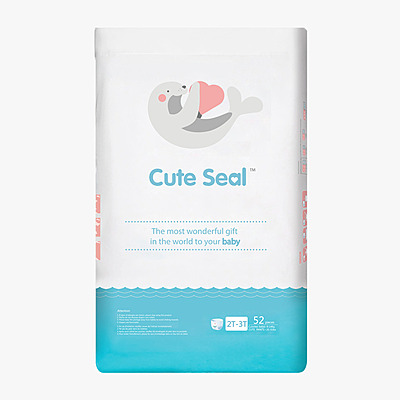 Cuteseal Large Pant - 9 to 14 Kg - 52pcs