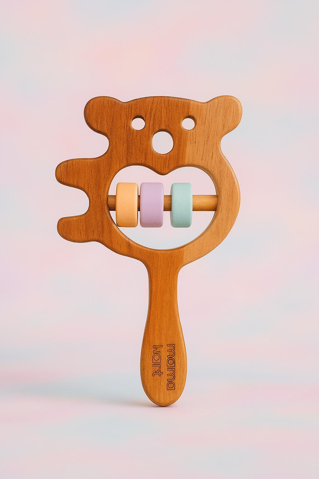 Neem Baby Teether and Rattle Set Neem Baby Teether and Rattle Set
