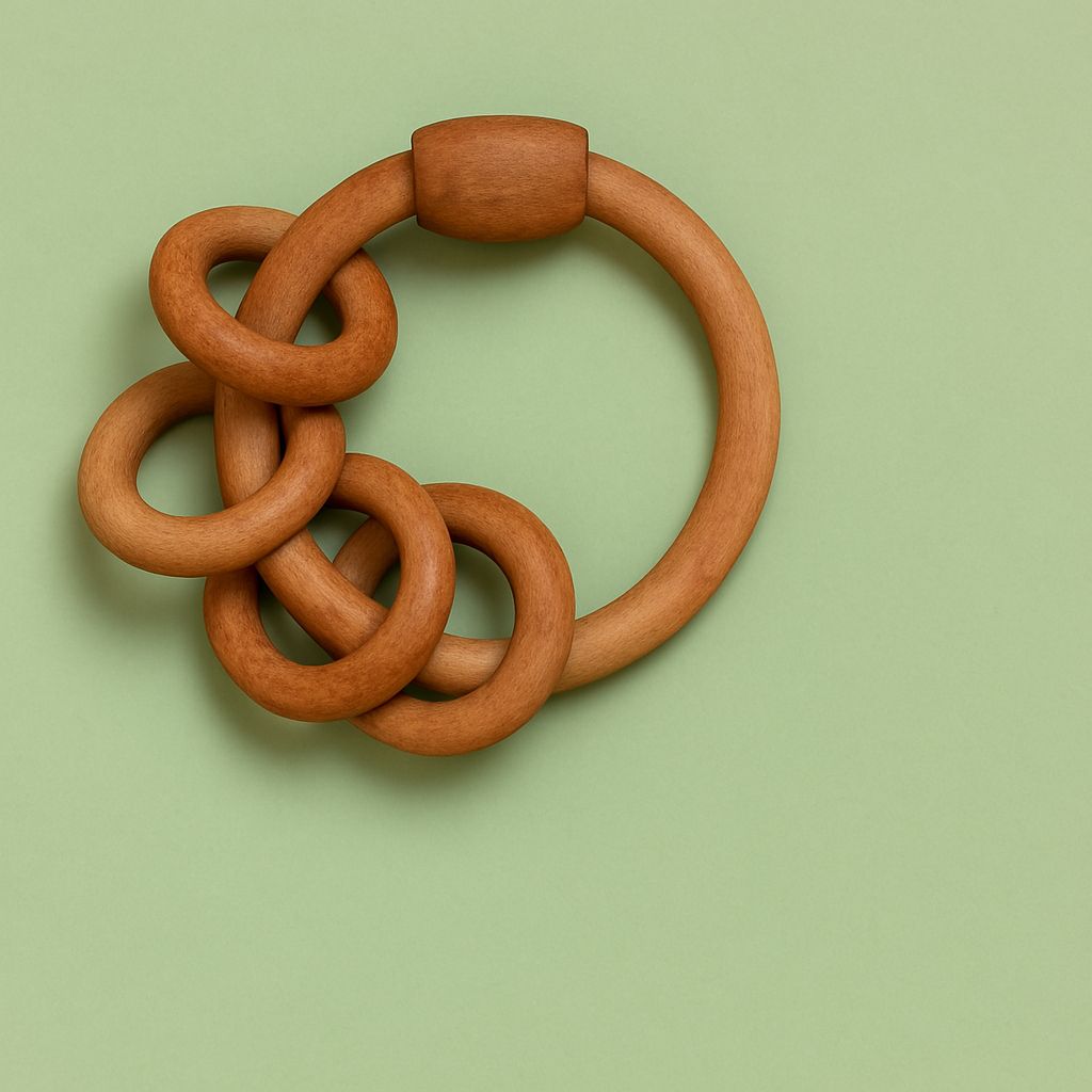 Neem Ring Rattle with Rings