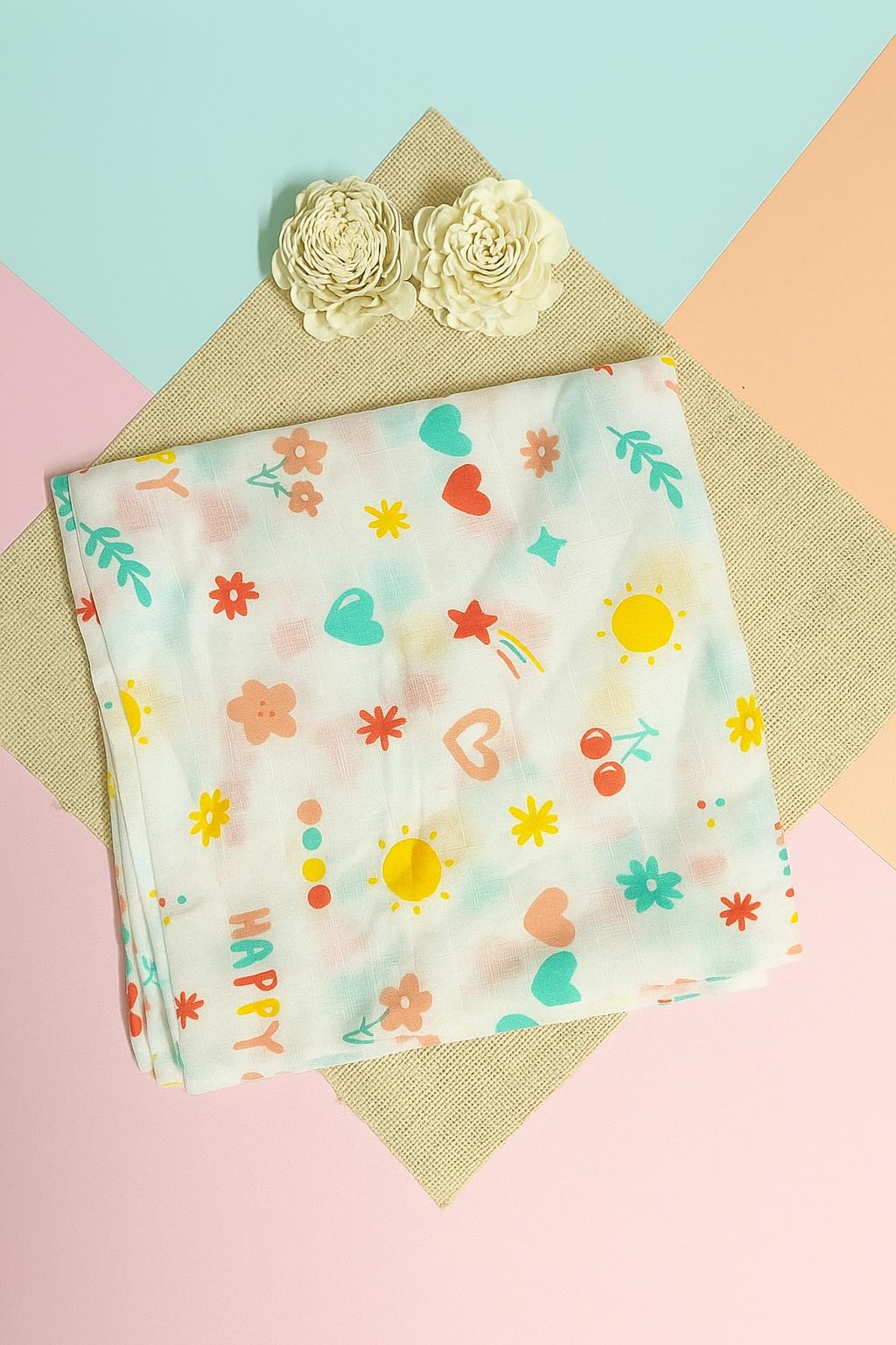 Echo Baby Muslin Swaddle Blanket - Spring