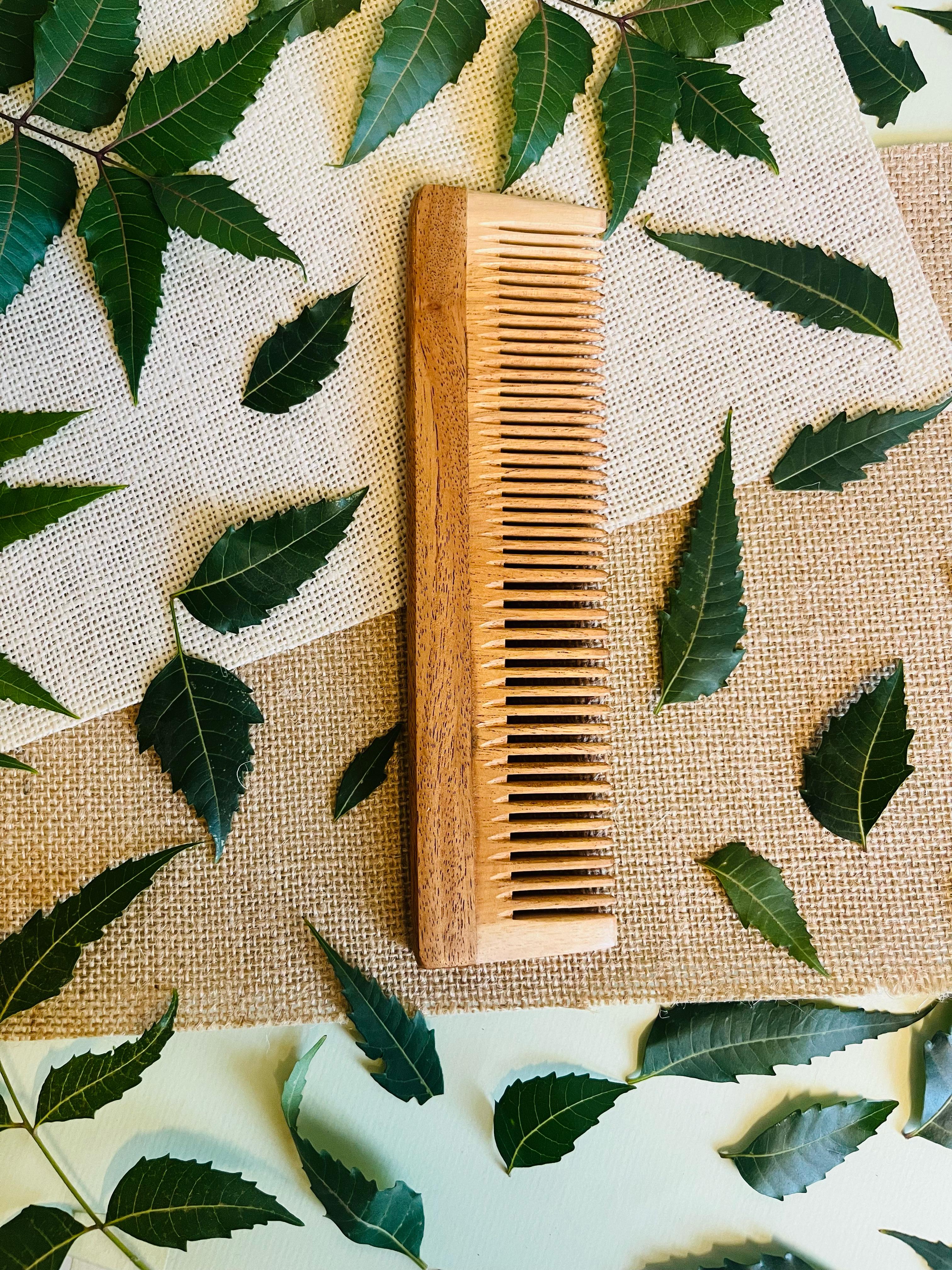 Neem - Dual Teeth Comb - Pack of 1 Neem - Dual Teeth Comb - Pack of 1