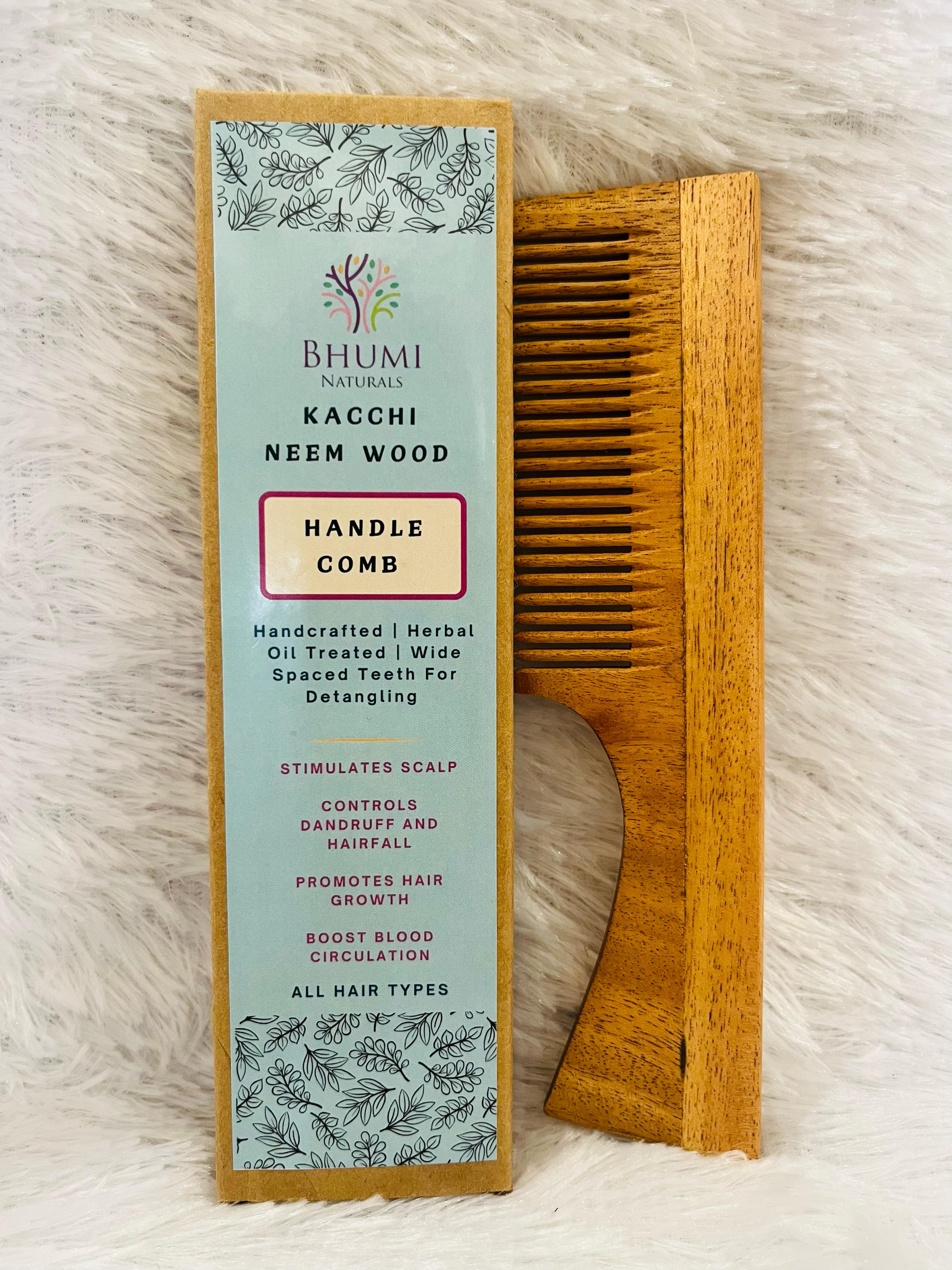 Kacchi Neem Handle Comb - Pack of 1 Kacchi Neem Handle Comb - Pack of 1